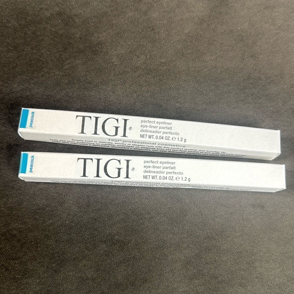 TIGI Professional Cosmetics Perfect Eyeliner Peacock 2x Pencils NEW